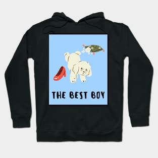 Dog the best boy Hoodie